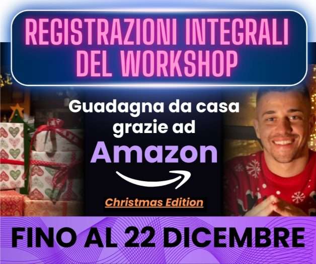 Christmass Edition Registrazioni Workshop